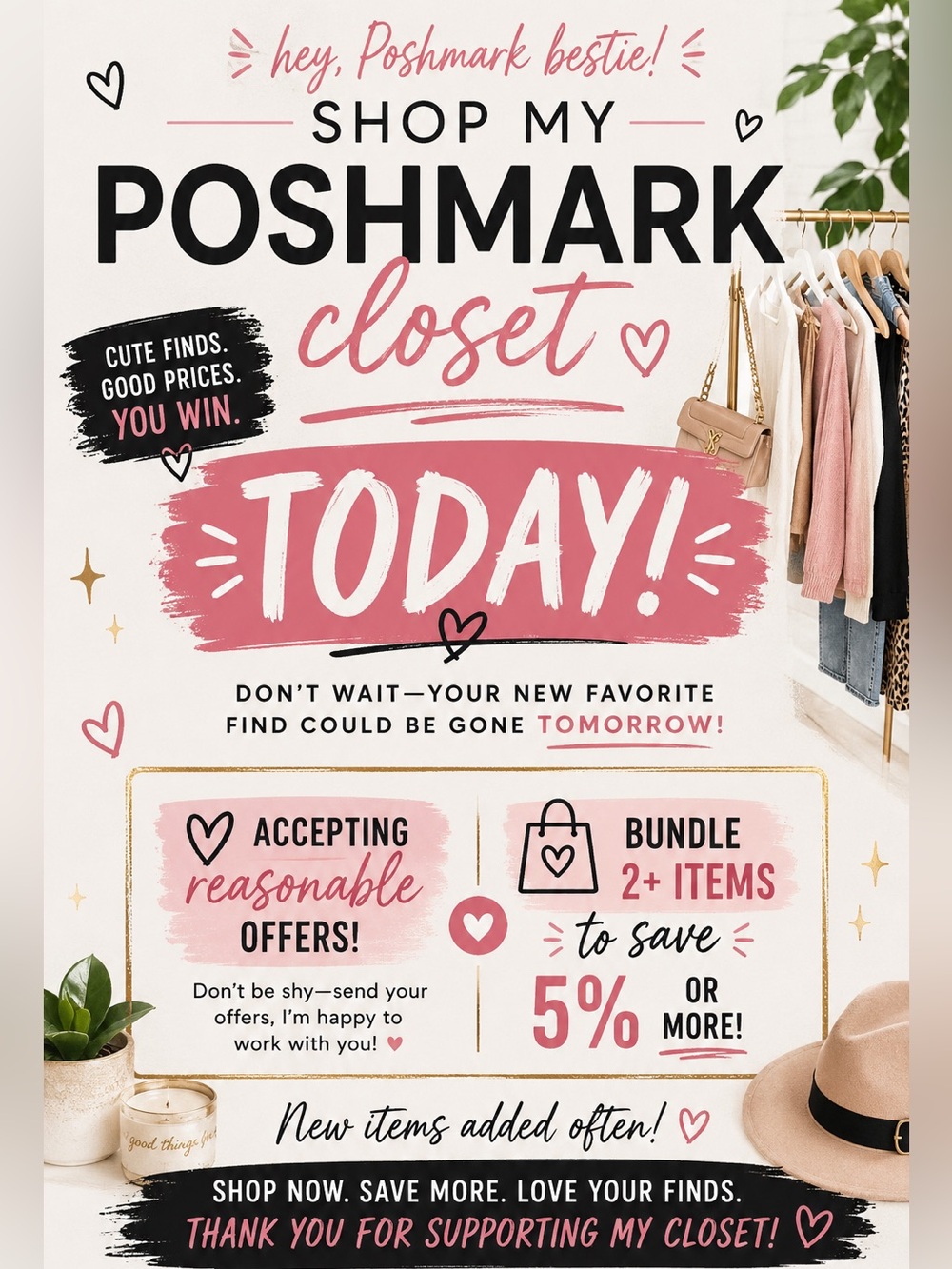 SHOP MY POSHMARK CLOSET